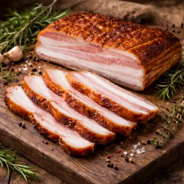 Przepis na boczek wędzony na zimno - jak wędzić boczek w wędzarni ogrodowej HERBORG krok po kroku